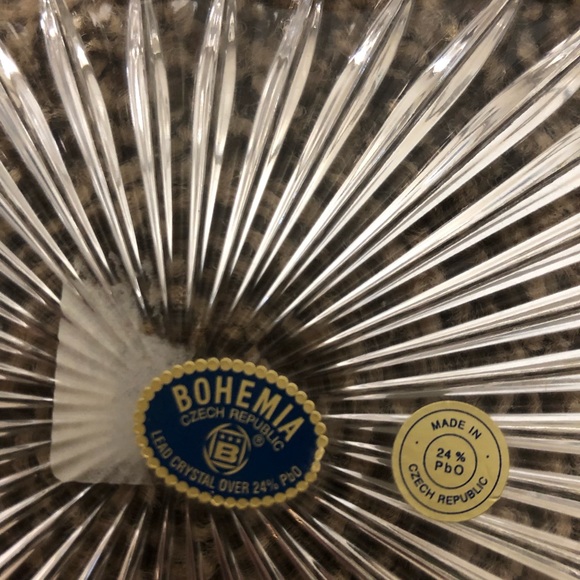 Bohemia crystal butter dish - Picture 4 of 4